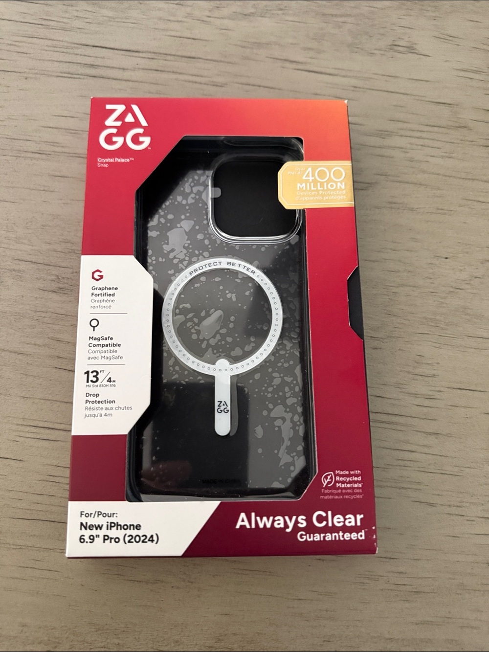 Always Clear MagSafe-Compatible iPhone 6.9" Pro (2024) Case - Clear. Not used